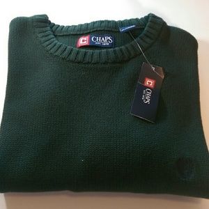Chaps long sleeve crewneck men's sweater
